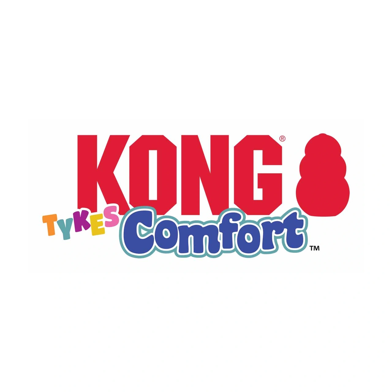 KONG Comfort Tykes Cow S 19 x 14 x 10 cm - hundebamse med aftagelig lyd